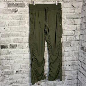 Lululemon Dance Studio Mid Rise Pants Unlined Army Green